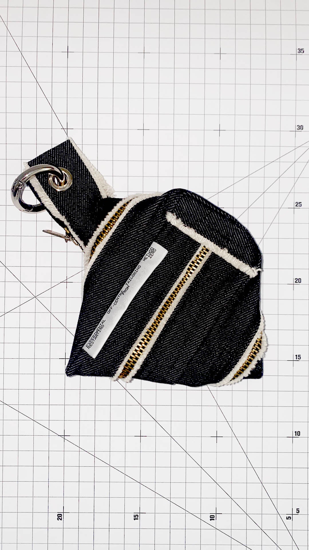 MINI WHIRL BLACK DENIM